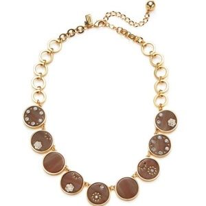 $228 Kate Spade Out Of Her Shell Bib Necklace